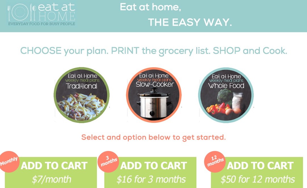 Eatathomecooks Weekly Meal Plans